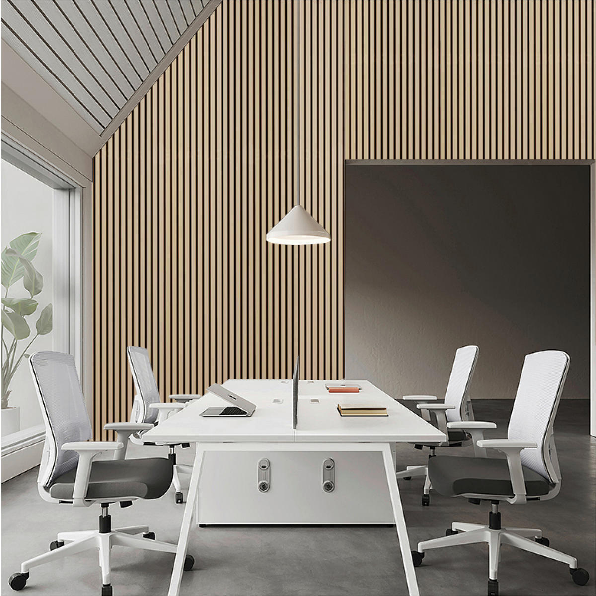 AKUSTIKPANEEL Echtholz Eiche hell Sonido Elements 56/120/1.8 cm  - Eiche Bianco/Eichefarben, Basics, Holz/Holzwerkstoff (56/120/1.8cm) - Novel