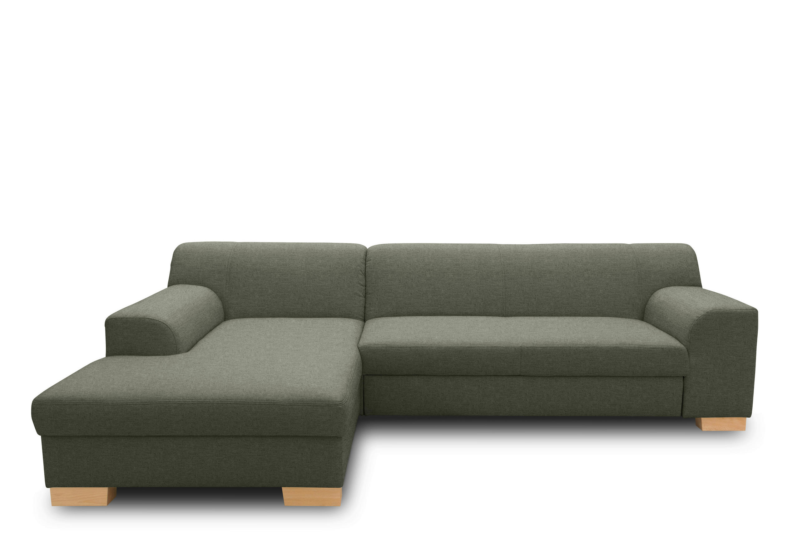 Mid.you Ecksofa Tinos Grün 273x157 cm