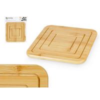 PODSTAVEK ZA POSODO  KINVARA                   - barve jantarja, Basics, les (1/19/19cm)