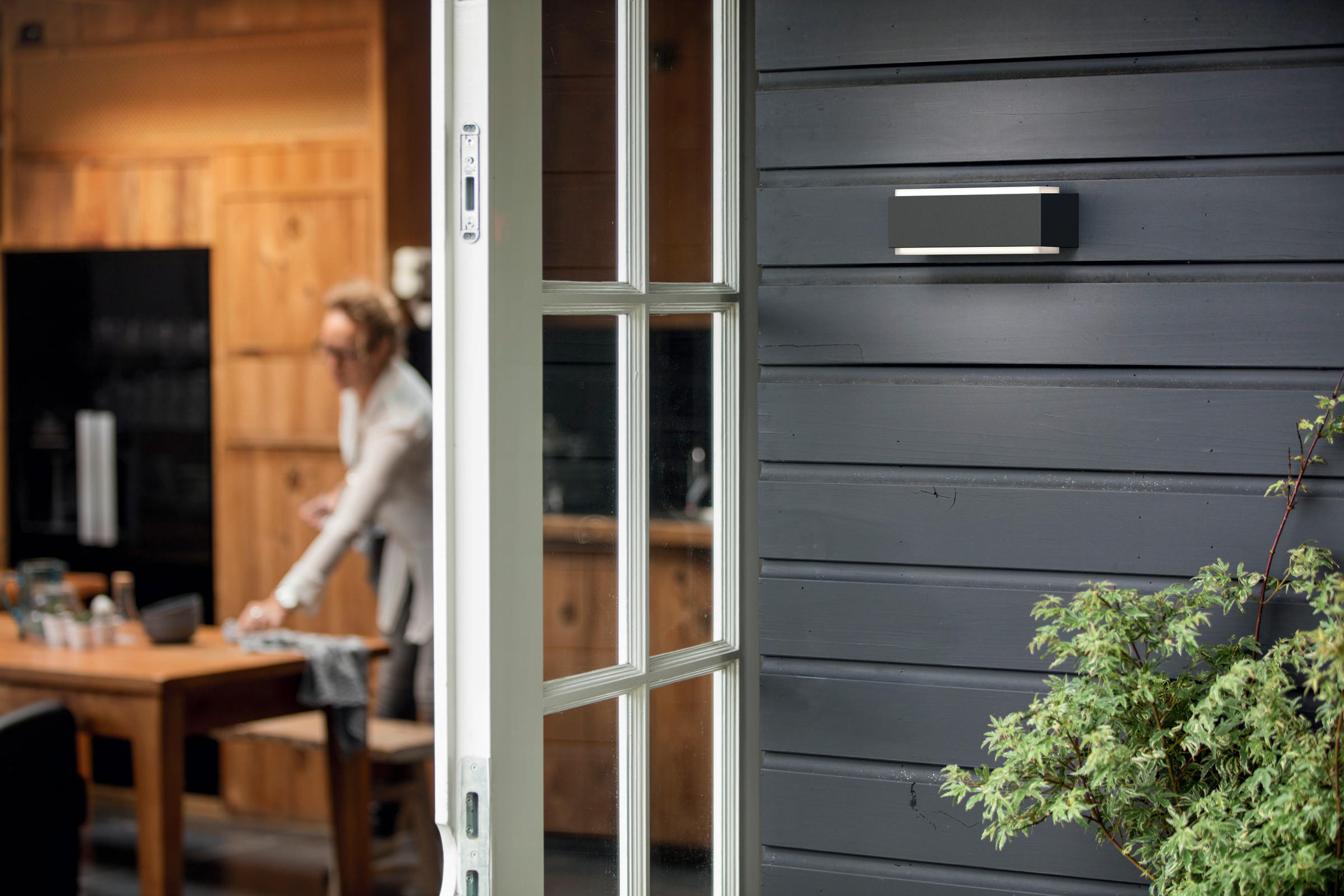 AUßENWANDLEUCHTE myGarden Stratosphere 20,3/7,6/9,3 cm   - Anthrazit/Weiß, Design, Kunststoff/Metall (20,3/7,6/9,3cm) - Philips