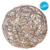 LED-DEKOLEUCHTE 50 cm  - Alufarben, Design, Metall (50cm) - Näve