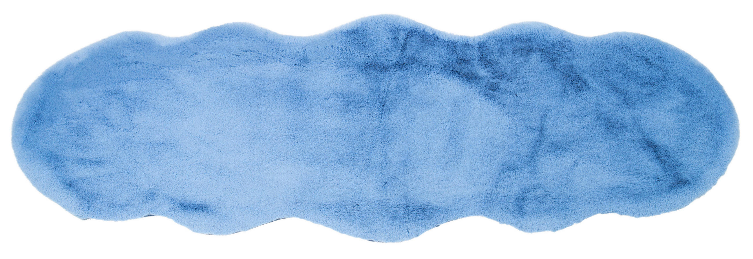 UMĚLÁ KOŽEŠINA, 55/160 cm, modrá - modrá, Basics, textil (55/160cm)