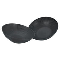 SCHÜSSELSET 2-teilig  - Schwarz, Basics, Keramik (26,5/28/15cm) - Creatable
