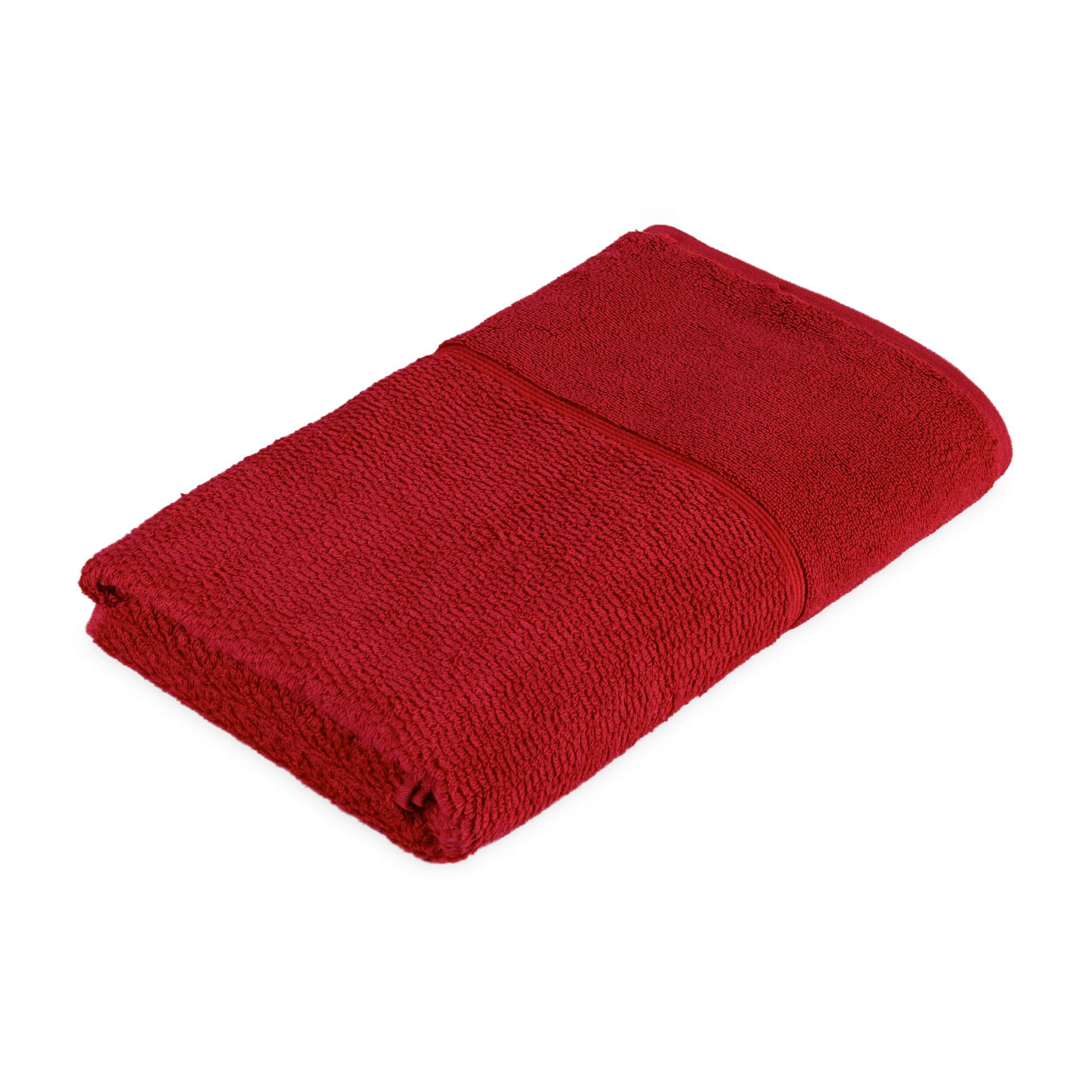 DUSCHTUCH 67/140 cm FROTTANA PEARL  - Rot, Basics, Textil (67/140cm) - Moeve