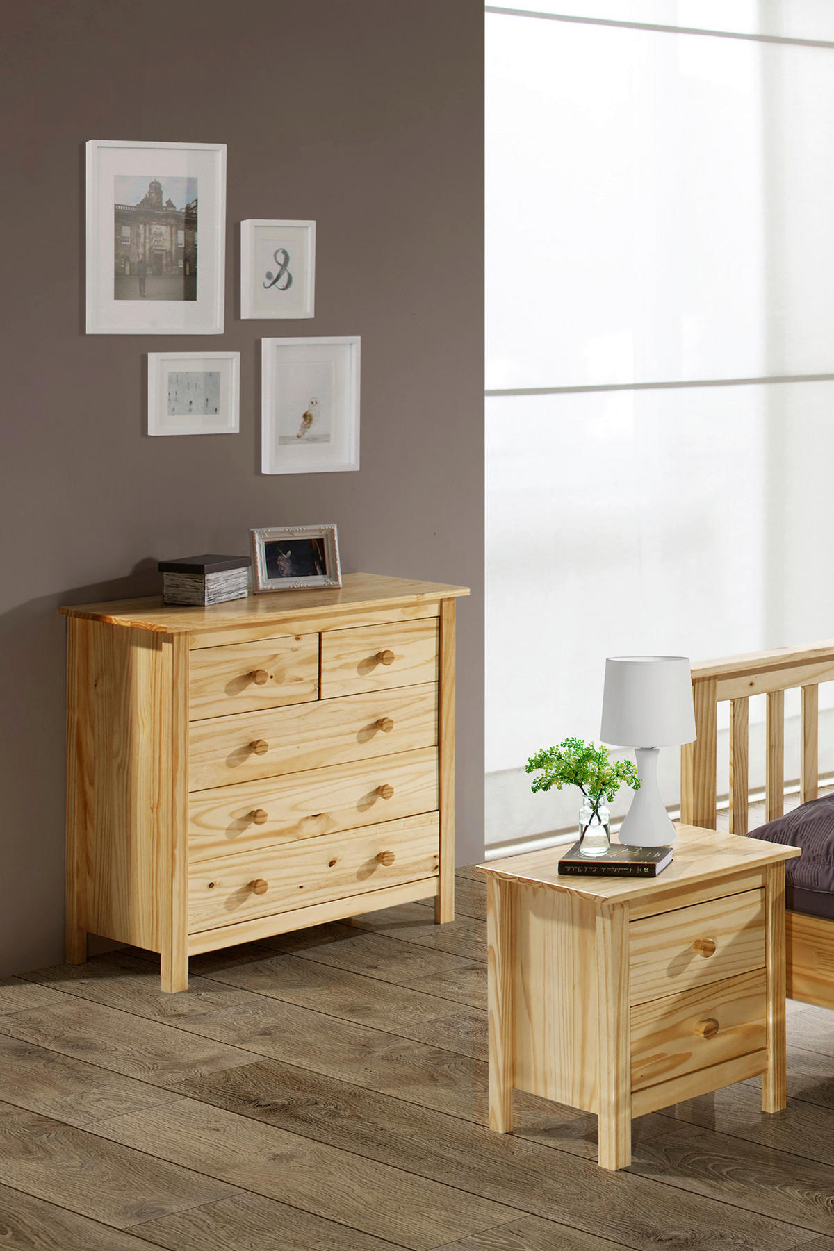 KOMMODE  in 79/80/40 cm  - Naturfarben, Natur, Holz (79/80/40cm) - Livetastic