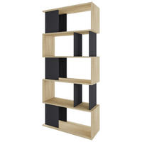 OTVORENA POLICA sonoma hrast  - sonoma hrast/grafitno siva, Moderno, pločasti materijal (80/175,3/33cm)