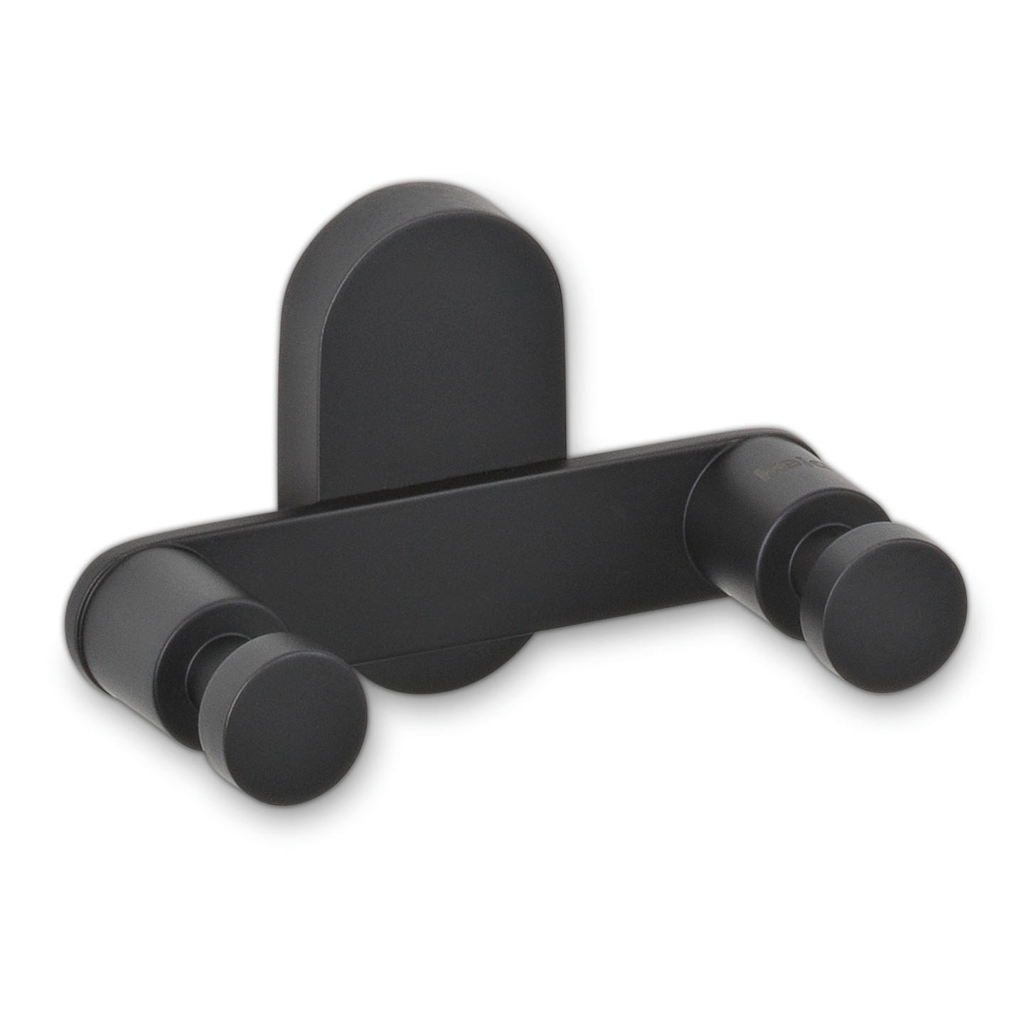 DOPPELHAKEN in Schwarz  - Schwarz, KONVENTIONELL, Metall (10/5/6cm) - Kela
