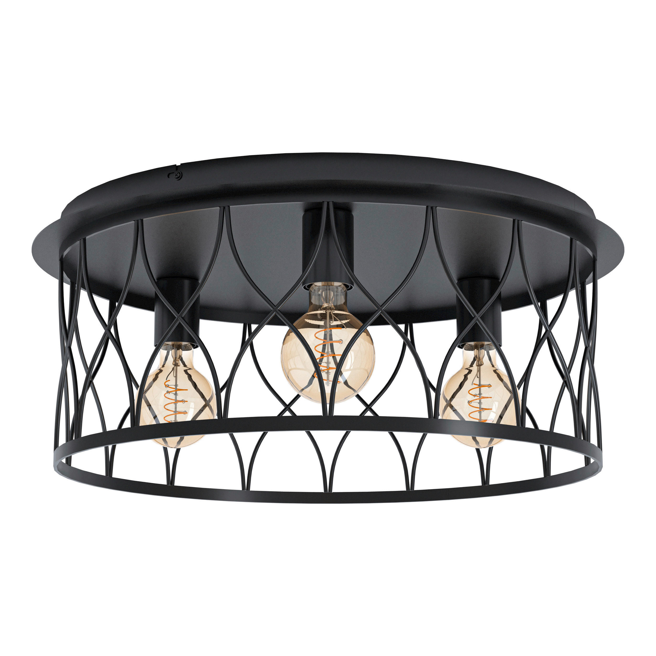 TAKLAMPA Giltspur 55/23 cm  - svart, Design, metall (55/23cm) - Eglo