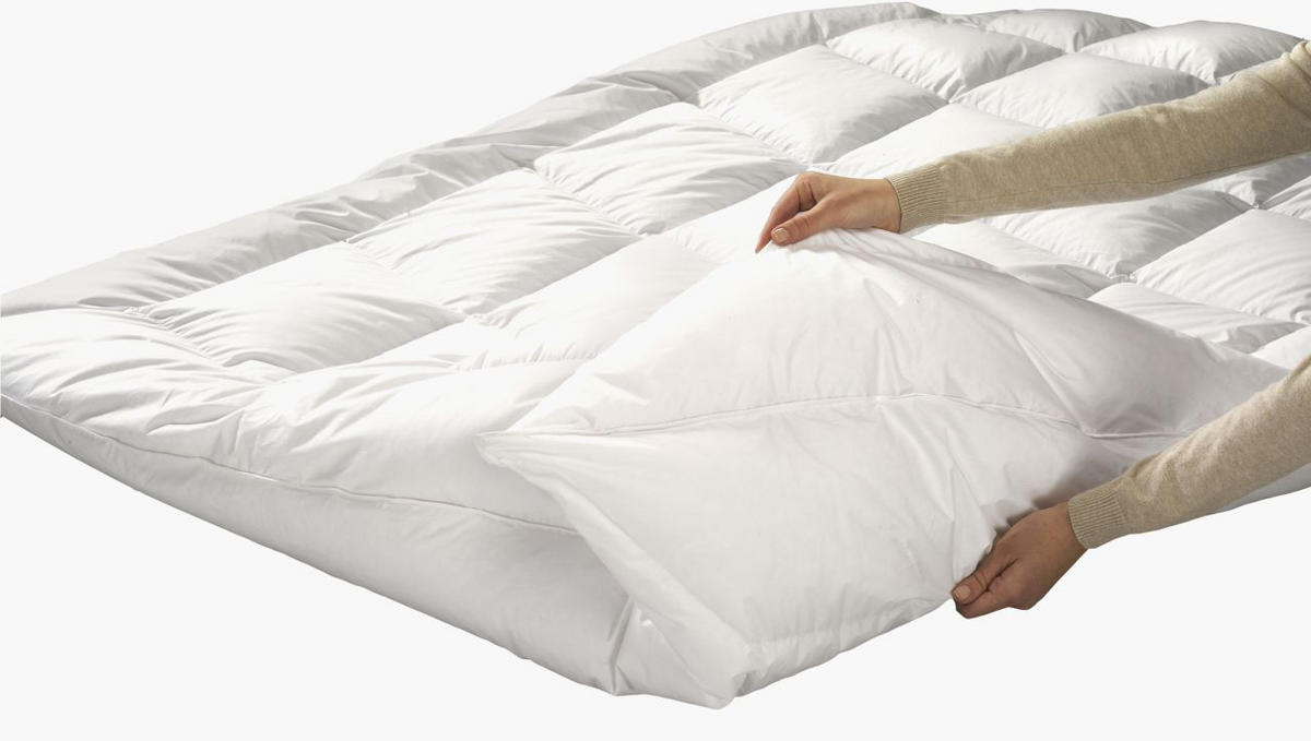 WINTERDECKE  Elegance Duo  135/200 cm   - Champagner, Basics, Textil (135/200cm) - Billerbeck