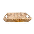 SERVIERTABLETT   37/27/7 cm   - Hellbraun, Basics, Naturmaterialien/Metall (37/27/7cm) - Landscape