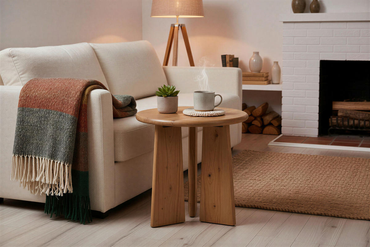 BEISTELLTISCH in Holz 60/60/60 cm  - Naturfarben, Design, Holz (60/60/60cm) - MID.YOU