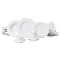 KOMBISERVICE Weiß Basic White 30-teilig 6 Personen  - Weiß, Basics, Keramik (39,4/39,4/33,8cm) - Villeroy & Boch