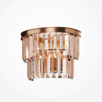 WANDLEUCHTE - Goldfarben, Trend, Glas/Metall (16.5/33/24,5cm) - MAYTONI
