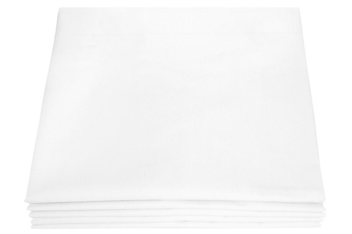 VERDUNKELUNGSVORHANG - Weiß, Basics, Textil (135/250cm)