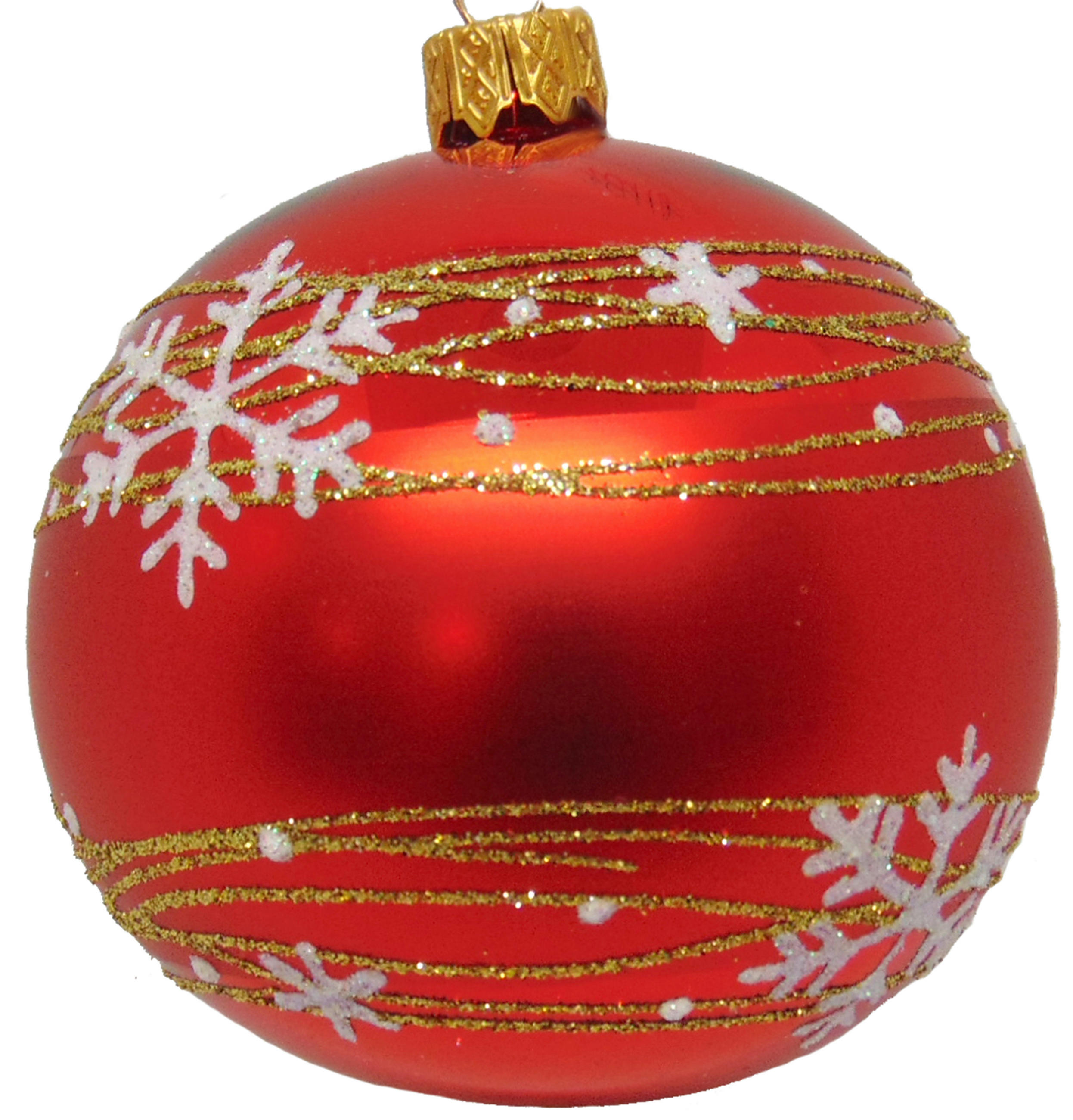 JULGRANSKULA 8 cm  - röd, Lifestyle, metall/glas (8cm) - Best Price