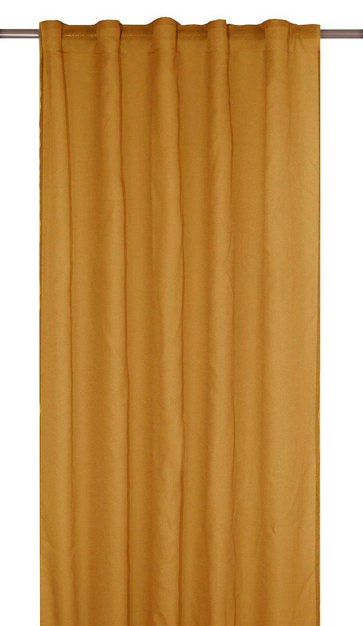 FERTIGVORHANG    140/300 cm 2 Stück  - Gelb, Basics, Textil (140/300cm) - Svanefors