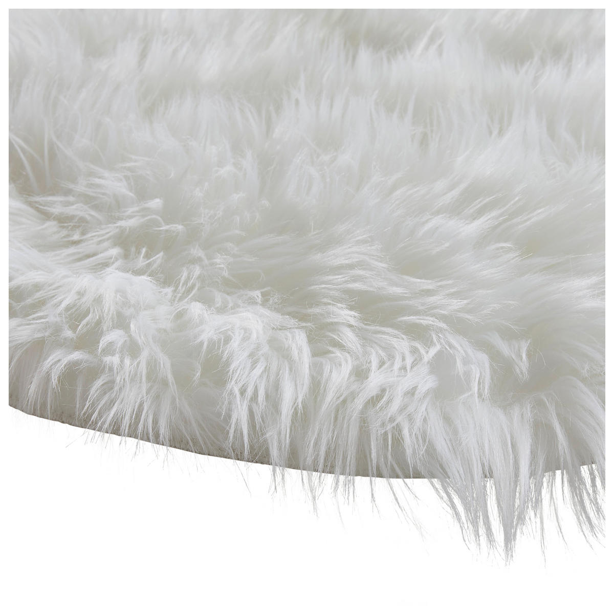 UMĚLÁ KOŽEŠINA, 60/90 cm, bílá - bílá, Konvenční, kožešina/textil (60/90cm) - Boxxx