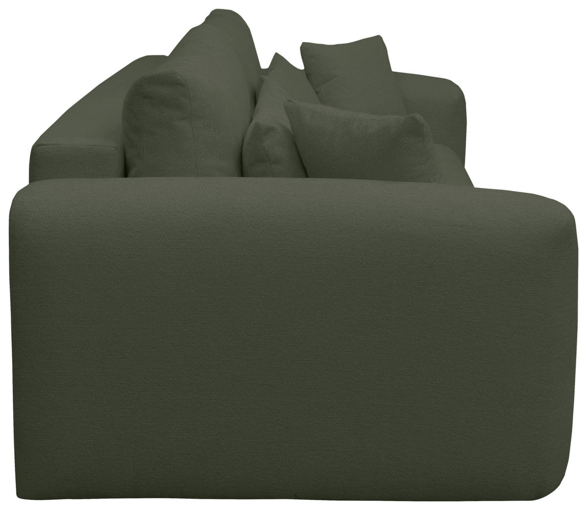 SCHLAFSOFA in Grün  - Schwarz/Grün, Design, Holz/Textil (245/90/117cm) - MID.YOU