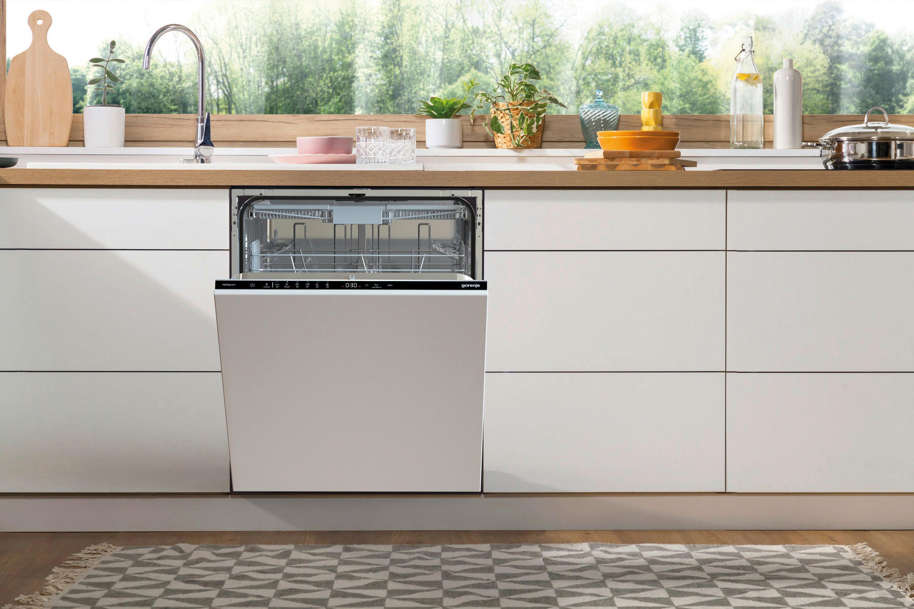GESCHIRRSPÜLER GV643D90  - Schwarz/Weiß, Basics, Metall (59,8/81,5/55,5cm) - Gorenje