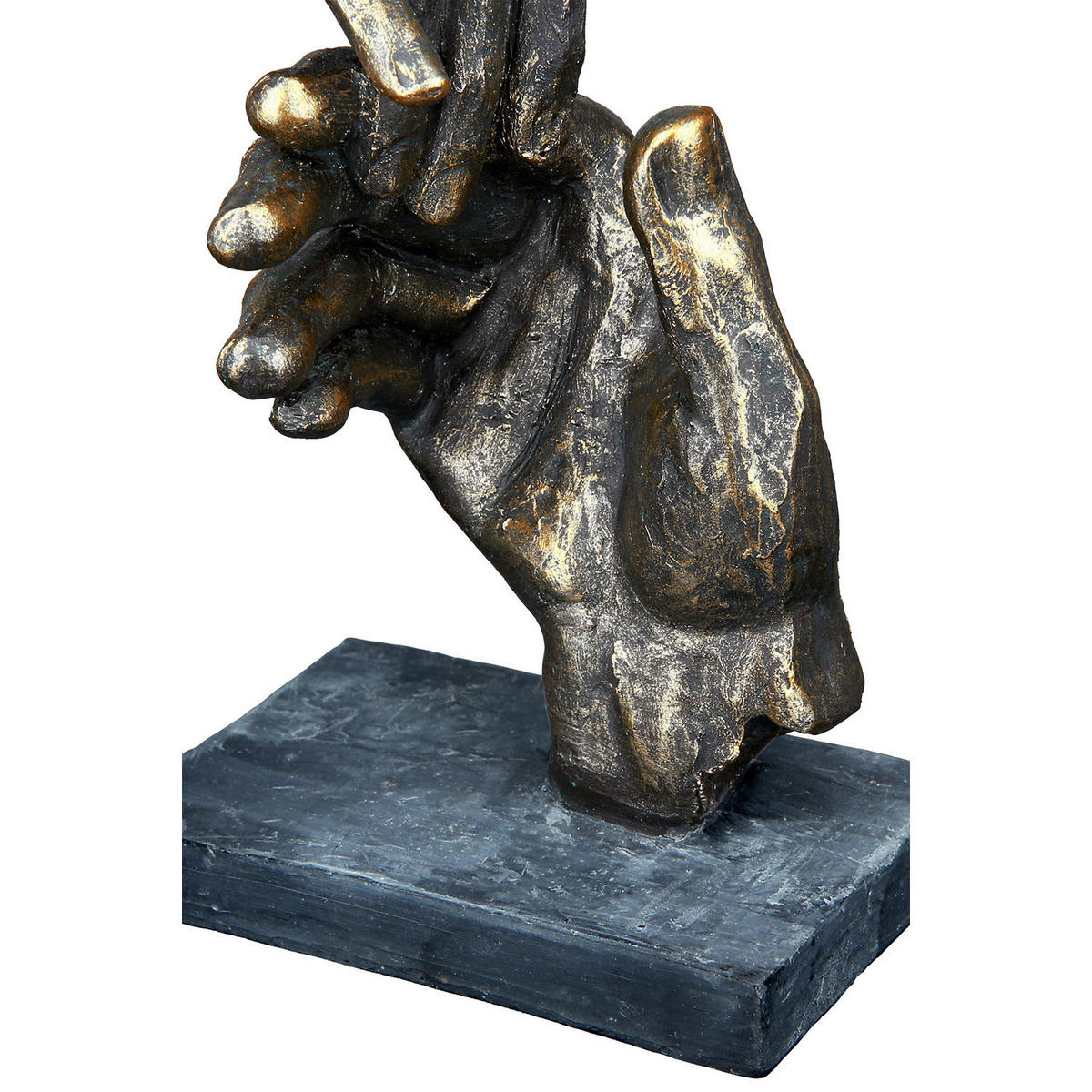 SKULPTUR - Cognac, Basics, Kunststoff (13/21/7cm)