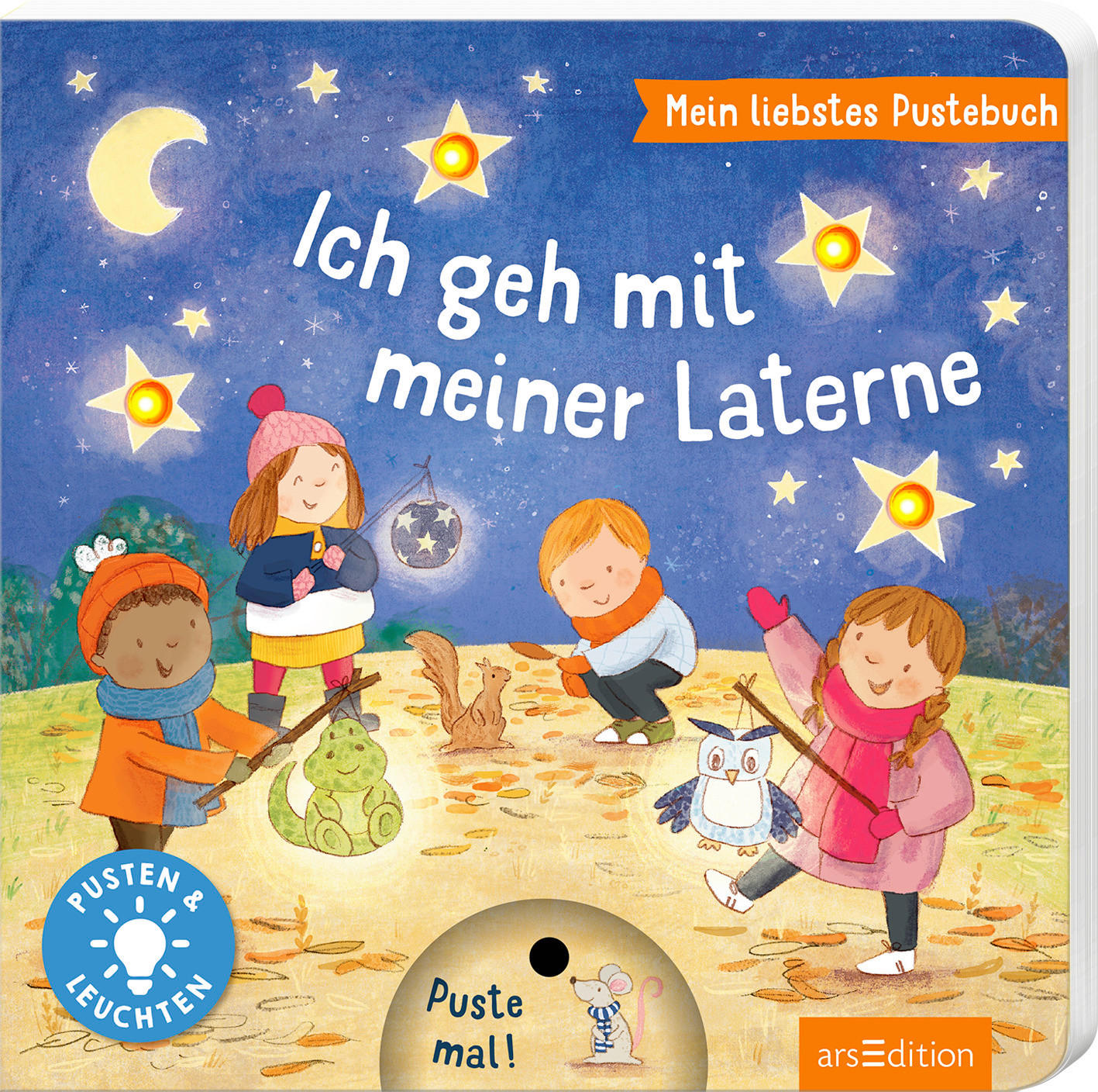 PUSTEBUCH Mein liebstes Pustebuch–Ich geh mit meiner Laterne  - Multicolor, Basics, Papier (19,5/19,5/1,6cm)