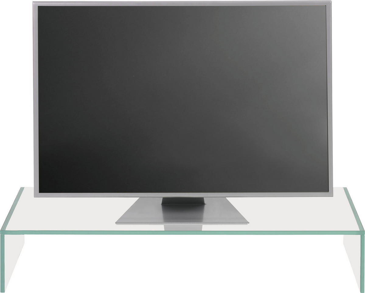 TV-AUFSATZ in Klar  - Klar, Design, Glas (80/14/35cm) - Xora