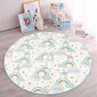KINDERTEPPICH 120/120 cm rund  - Basics (120/120cm)