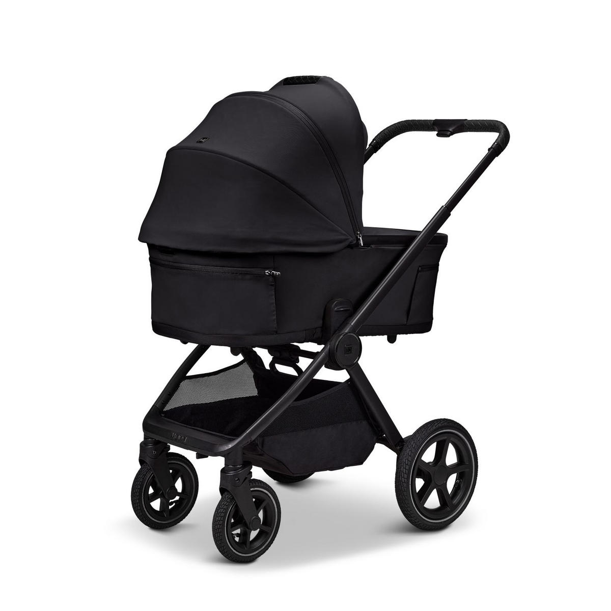 KINDERWAGENSET  GIO FOLD SET AIR  onyx  - Schwarz, Basics, Textil/Metall (120/58/92cm) - Moon Edition
