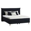 BOXSPRINGBETT 180/200 cm  in Schwarz  - Eichefarben/Schwarz, Design, Holzwerkstoff/Textil (180/200cm) - home24