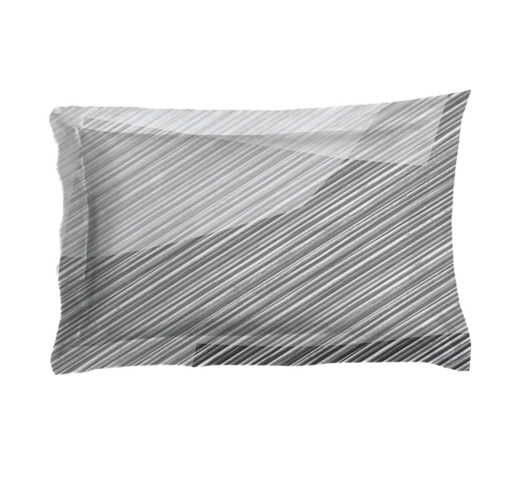 PREVLEKA ZA VZGLAVNIK  60/80 cm       - siva/bela, Konvencionalno, tekstil (60/80cm) - Esposa