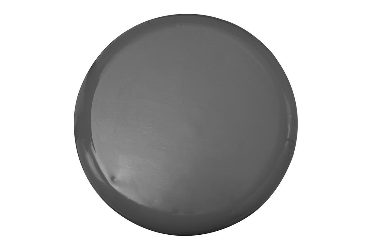 HOCKER Schwarz, Goldfarben  - Goldfarben/Schwarz, Design, Metall (51,5/43cm) - Kayoom