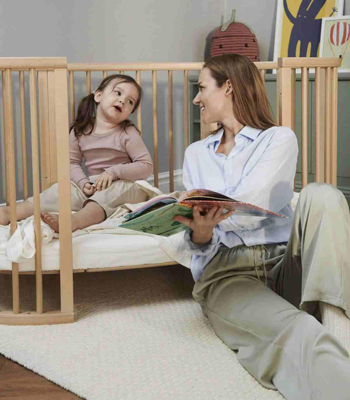 GITTERBETT Sleepi V3  141/74/78 cm   - Naturfarben, Basics, Holz (141/74/78cm) - Stokke