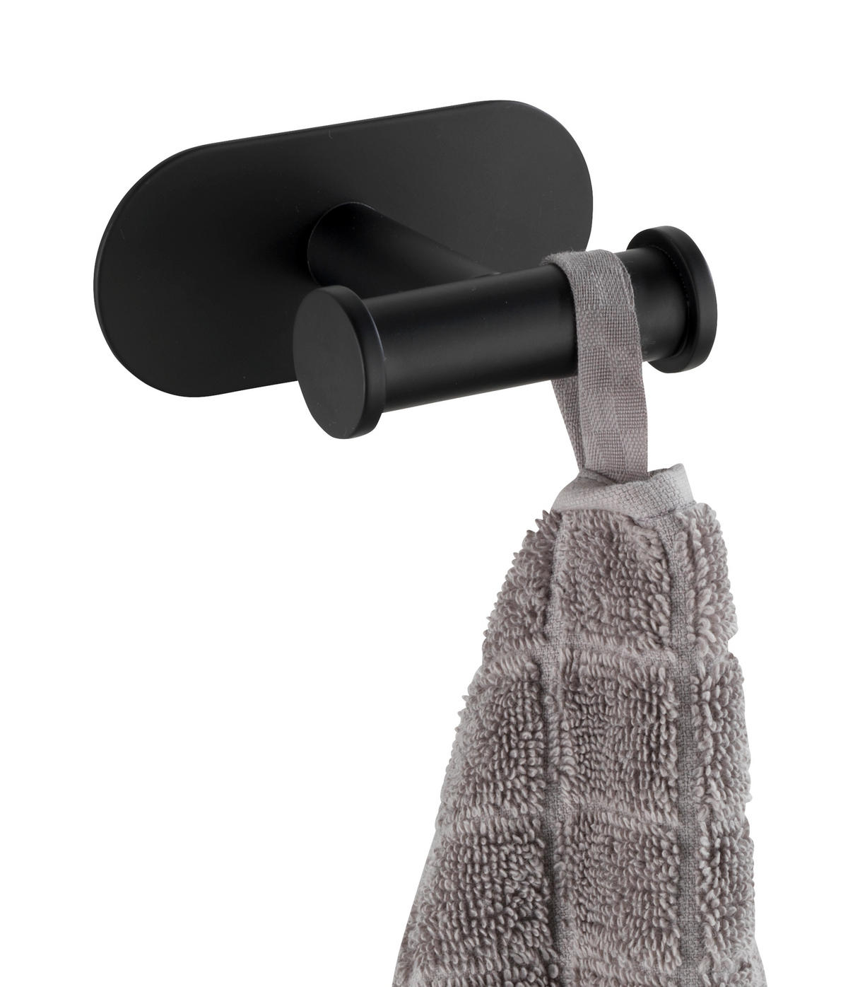 VÄGGKROK  i svart  - svart, Design, metall (9/11/9cm)