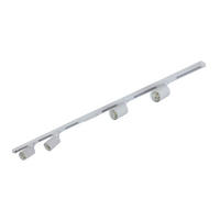 SCHIENENSYSTEM 120/5,5/14 cm  - Weiß, Trend, Kunststoff/Metall (120/5,5/14cm) - Collett's Monde