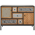 KOMMODE  in 120/84/38 cm  - Multicolor/Schwarz, ROMANTIK / LANDHAUS, Holz/Holzwerkstoff (120/84/38cm) - Landscape