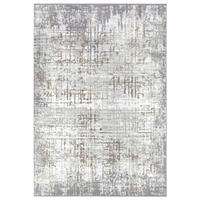 VINTAGE-TEPPICH 200/280 cm Shine Creme, Grau  - Creme/Grau, Design, Kunststoff (200/280cm)
