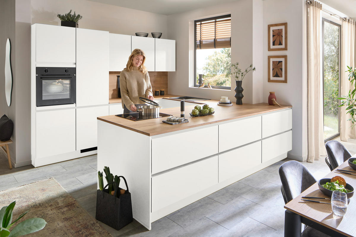 EINBAUKÜCHE   - Design, Holzwerkstoff - Celina