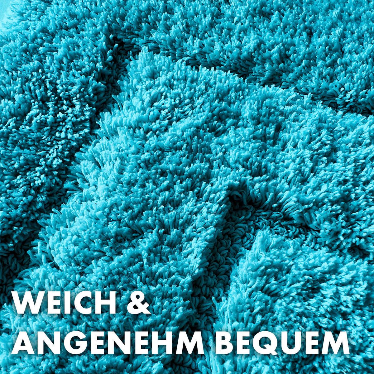 BADEMATTE Atlantis Türkis 60/100 cm  - Türkis, Basics, Kunststoff/Textil (60/100cm) - Floordirekt