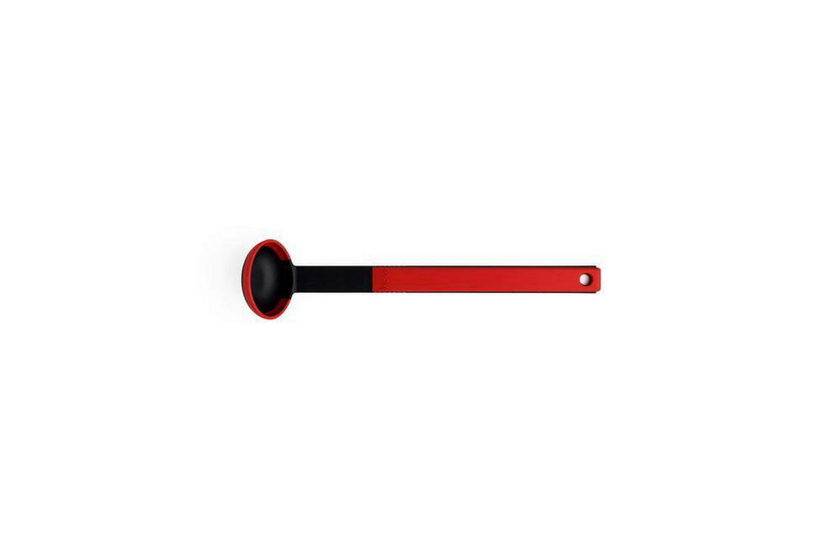 SCHÖPFLÖFFEL Cook-It  - Rot/Schwarz, Basics, Kunststoff (29,5/6,5/4,5cm) - WOLL