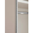 SCHWEBETÜRENSCHRANK 298/222/68 cm 3-türig Anthrazit  - Anthrazit/Schwarz, Design, Glas/Holzwerkstoff (298/222/68cm) - Moderano