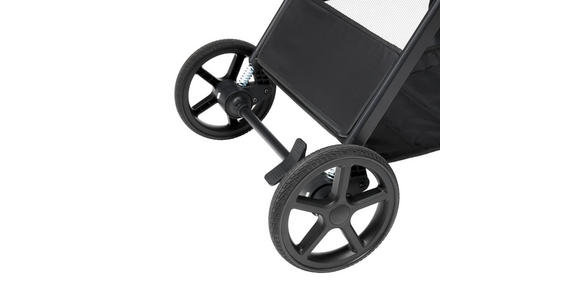 KINDERWAGENSET  - Schwarz, Basics, Textil/Metall - My Baby Lou