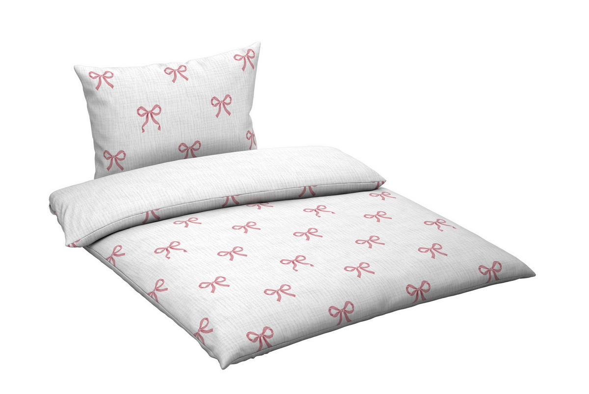 BETTWÄSCHE Musselin 140/200 cm  - Rosa, Textil (140/200cm) - Esposa