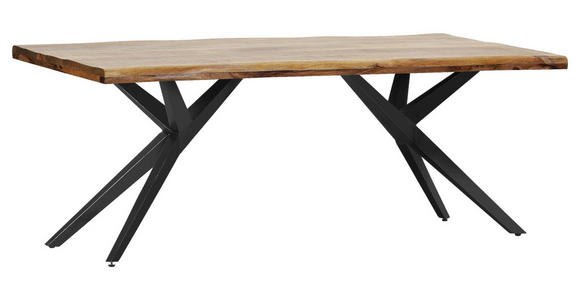 TISCHPLATTE      - Naturfarben, Design, Holz (200/100/5cm) - Landscape