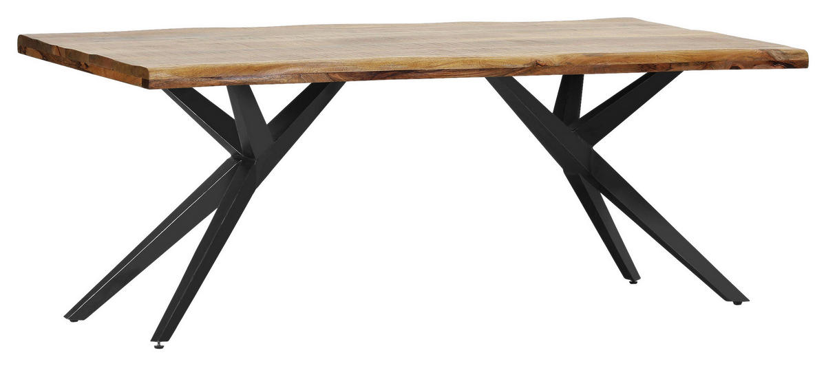 TISCHPLATTE Naturfarben   - Naturfarben, Design, Holz (200/100/5cm) - Landscape