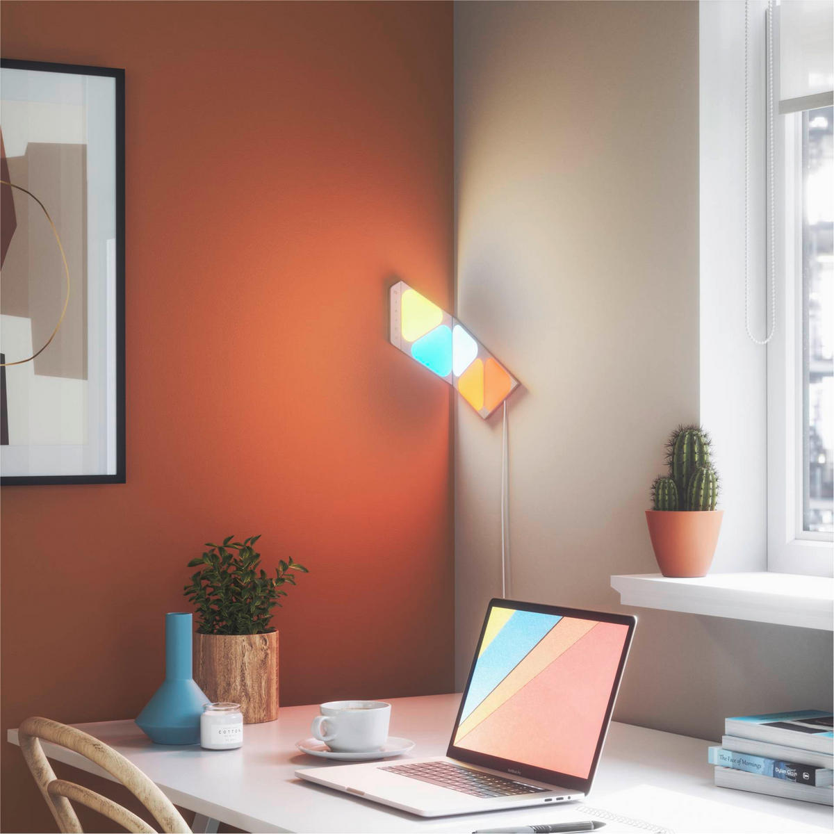 Nanoleaf Triangles 5er Mini NANOLEAF 10/11,5/0,6 cm   - Weiß, Basics, Kunststoff (10/11,5/0,6cm)