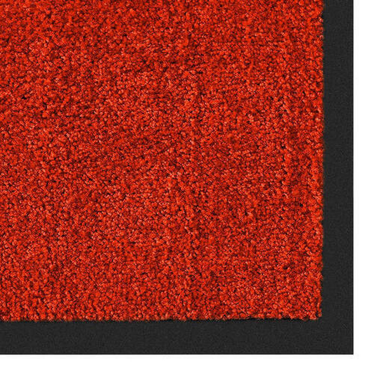 SCHMUTZFANGMATTE  90/120 cm  Rot  - Rot, KONVENTIONELL, Kunststoff/Textil (90/120cm) - Esposa