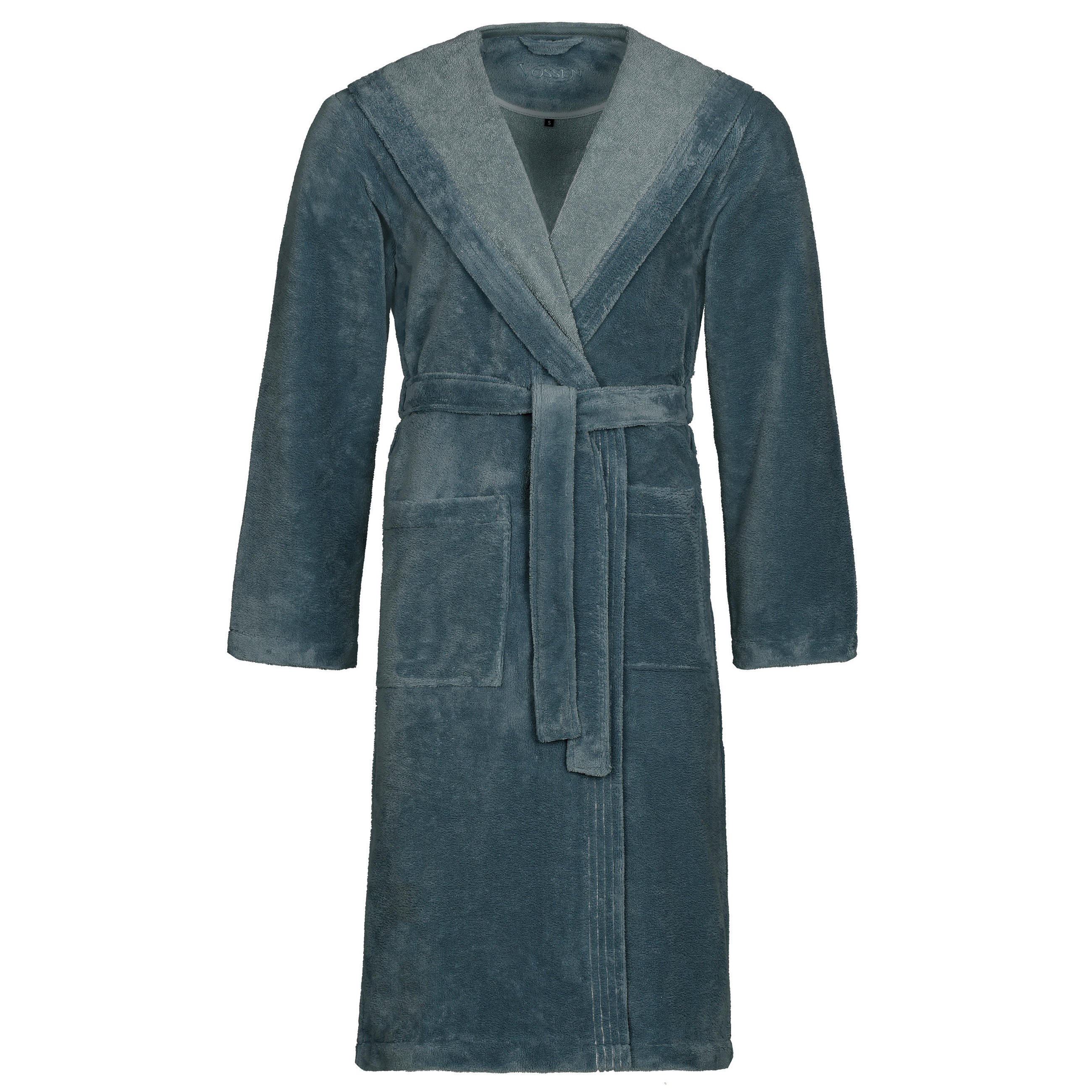 BADEMANTEL Lynn S Unisex  - Blau, Basics, Textil (Snull) - Vossen