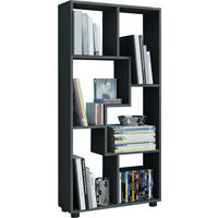 HYLLA i 60/119/20 cm svart  - svart, Basics, trämaterial (60/119/20cm) - MID.YOU
