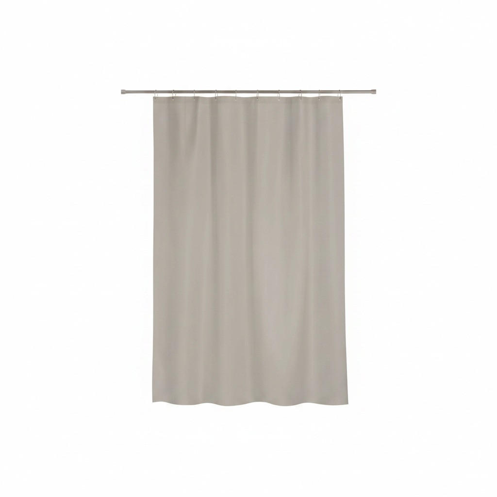 DUSCHVORHANG f120/200 cm  - Taupe, Basics, Textil (120/200cm) - MSV