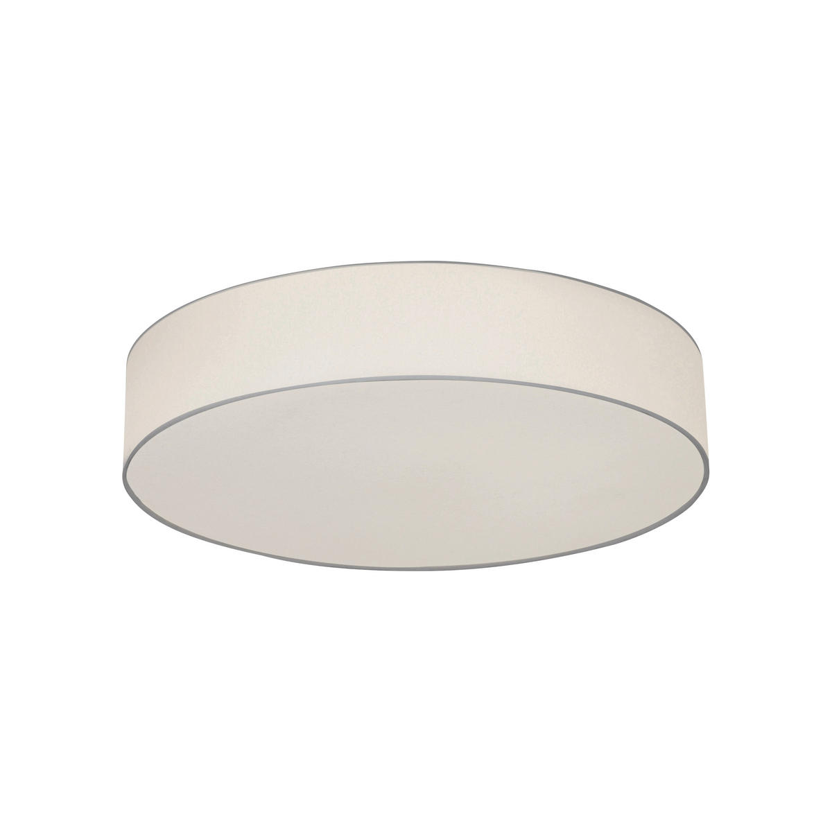 LED-DECKENLEUCHTE 50/10 cm    - Weiß, Trend, Kunststoff/Textil (50/10cm) - Novel